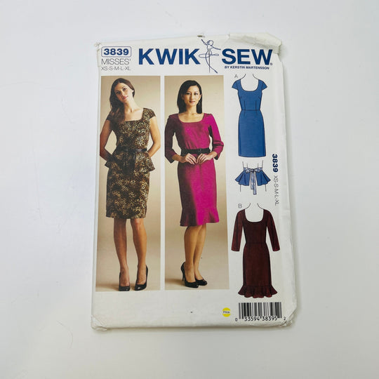 Sewing Pattern - Womenswear - Kwik Sew 3838 - True Deadstock supplies Fabric by private - Sustainable Textile | FABCYCLE