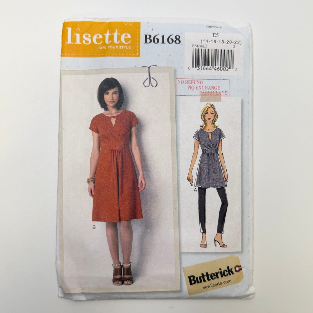 Sewing Pattern - Womenswear - Lisette B6168 - True Deadstock supplies Fabric by private - Sustainable Textile | FABCYCLE