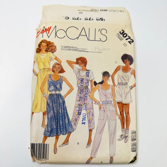 Sewing Pattern - Womenswear - McCall&