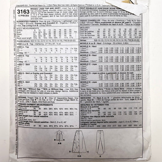 Sewing Pattern - Womenswear - McCall&