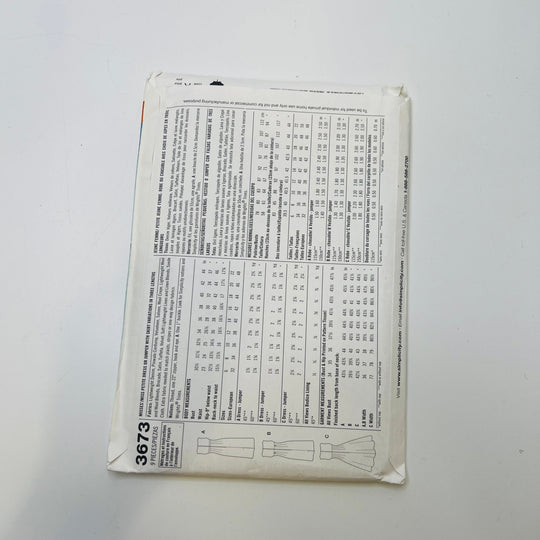 Sewing Pattern - Womenswear - McCall&