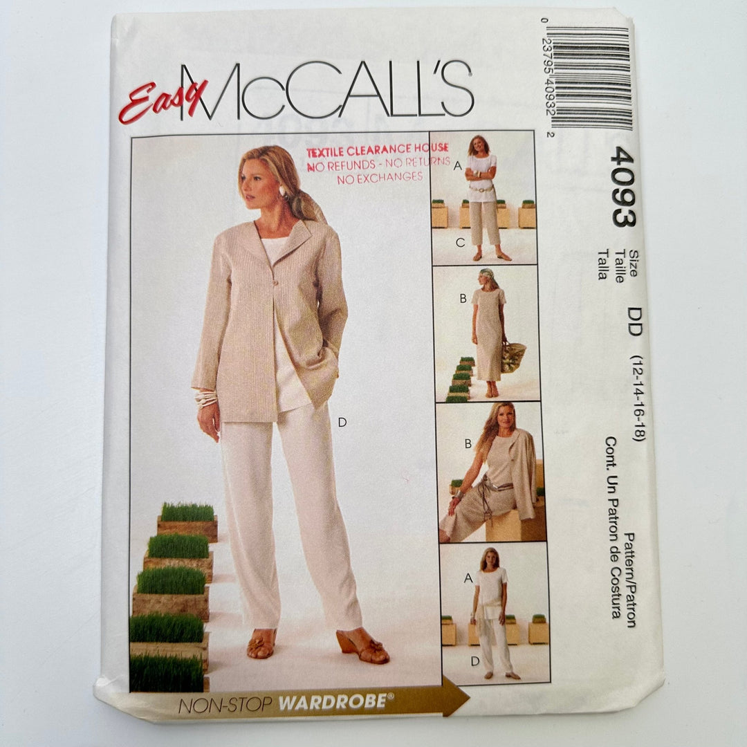 Sewing Pattern - Womenswear - McCall&