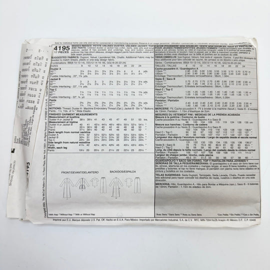 Sewing Pattern - Womenswear - McCall&