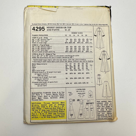 Sewing Pattern - Womenswear - McCall&