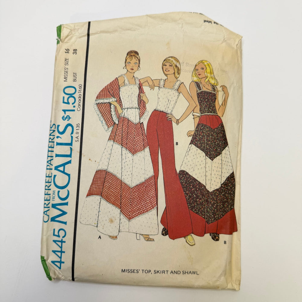 Sewing Pattern - Womenswear - McCall's 4445 - True Deadstock supplies Fabric by private - Sustainable Textile | FABCYCLE