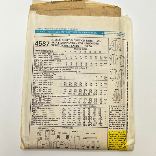 Sewing Pattern - Womenswear - McCall&