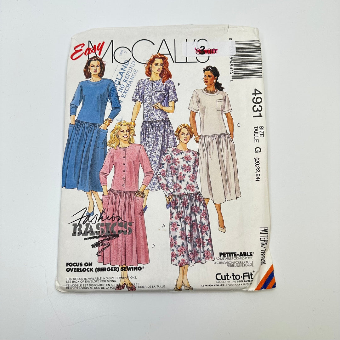 Sewing Pattern - Womenswear - McCall&