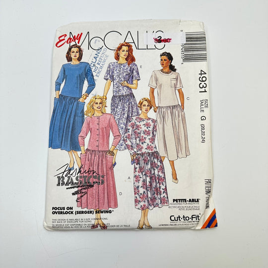 Sewing Pattern - Womenswear - McCall&