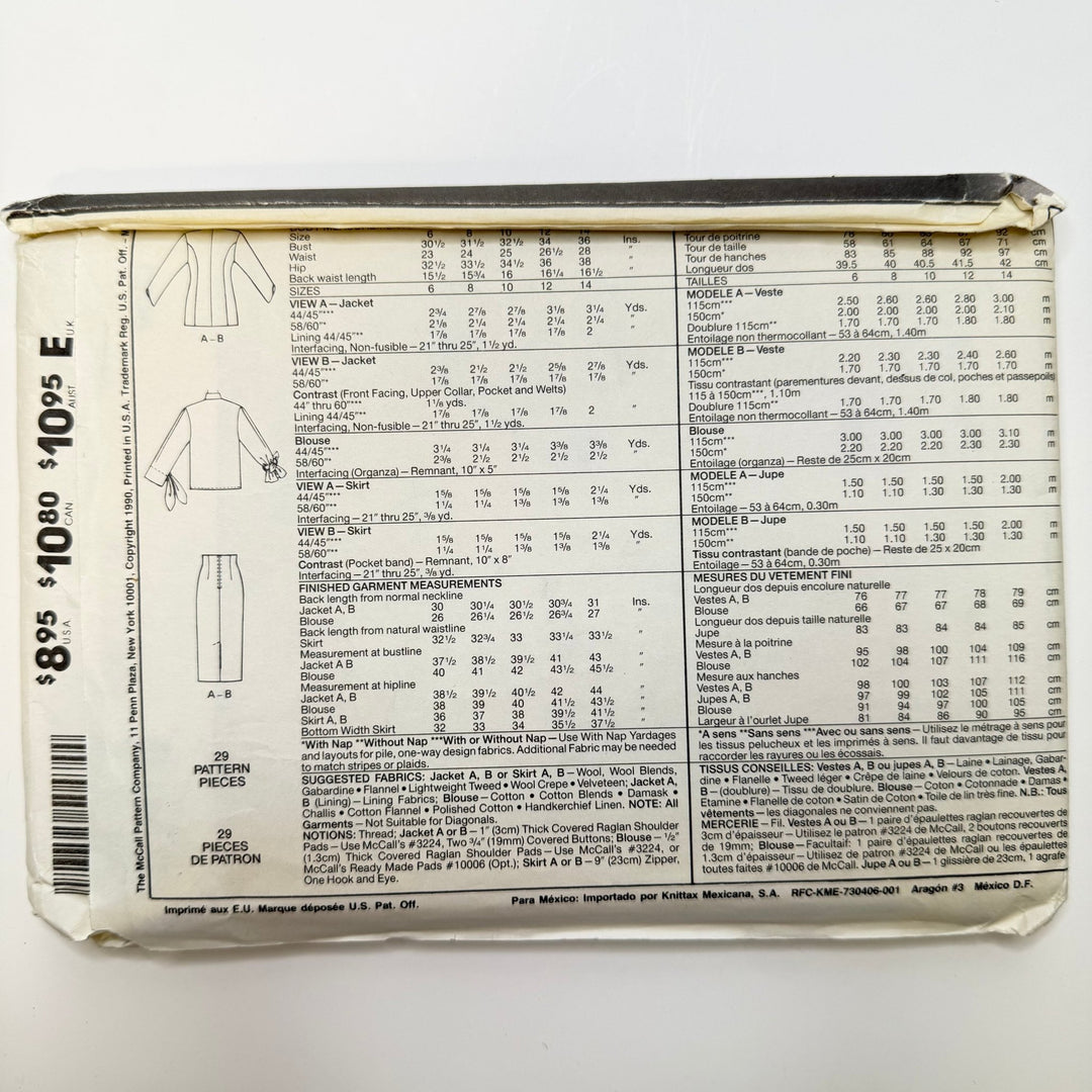 Sewing Pattern - Womenswear - McCall&