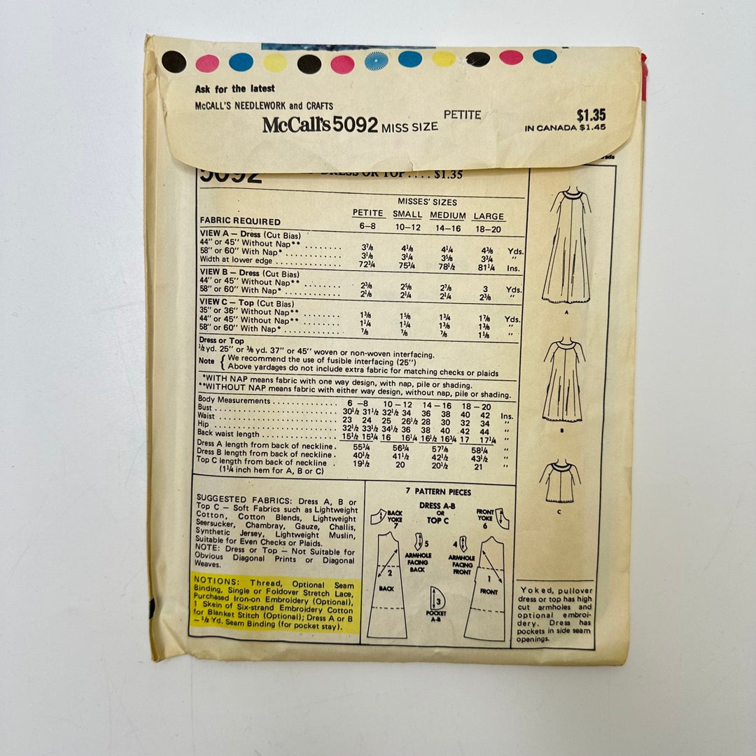 Sewing Pattern - Womenswear - McCall&
