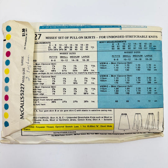 Sewing Pattern - Womenswear - McCall&