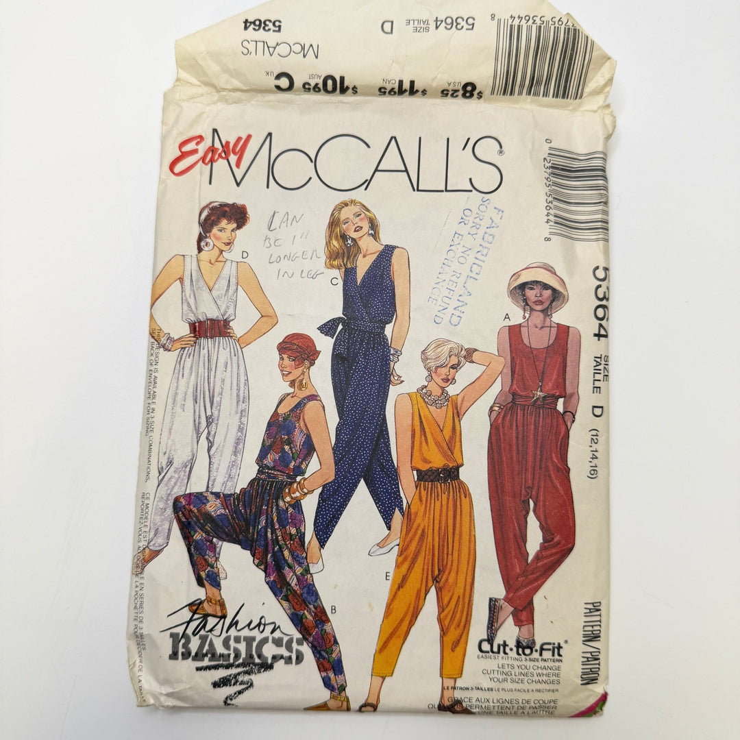 Sewing Pattern - Womenswear - McCall&