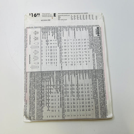 Sewing Pattern - Womenswear - McCall&