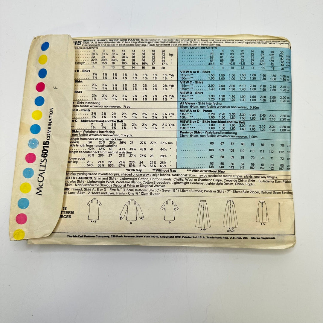 Sewing Pattern - Womenswear - McCall&