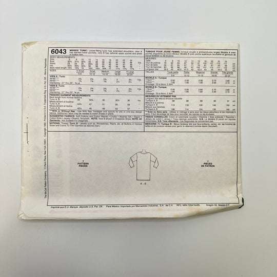 Sewing Pattern - Womenswear - McCall&