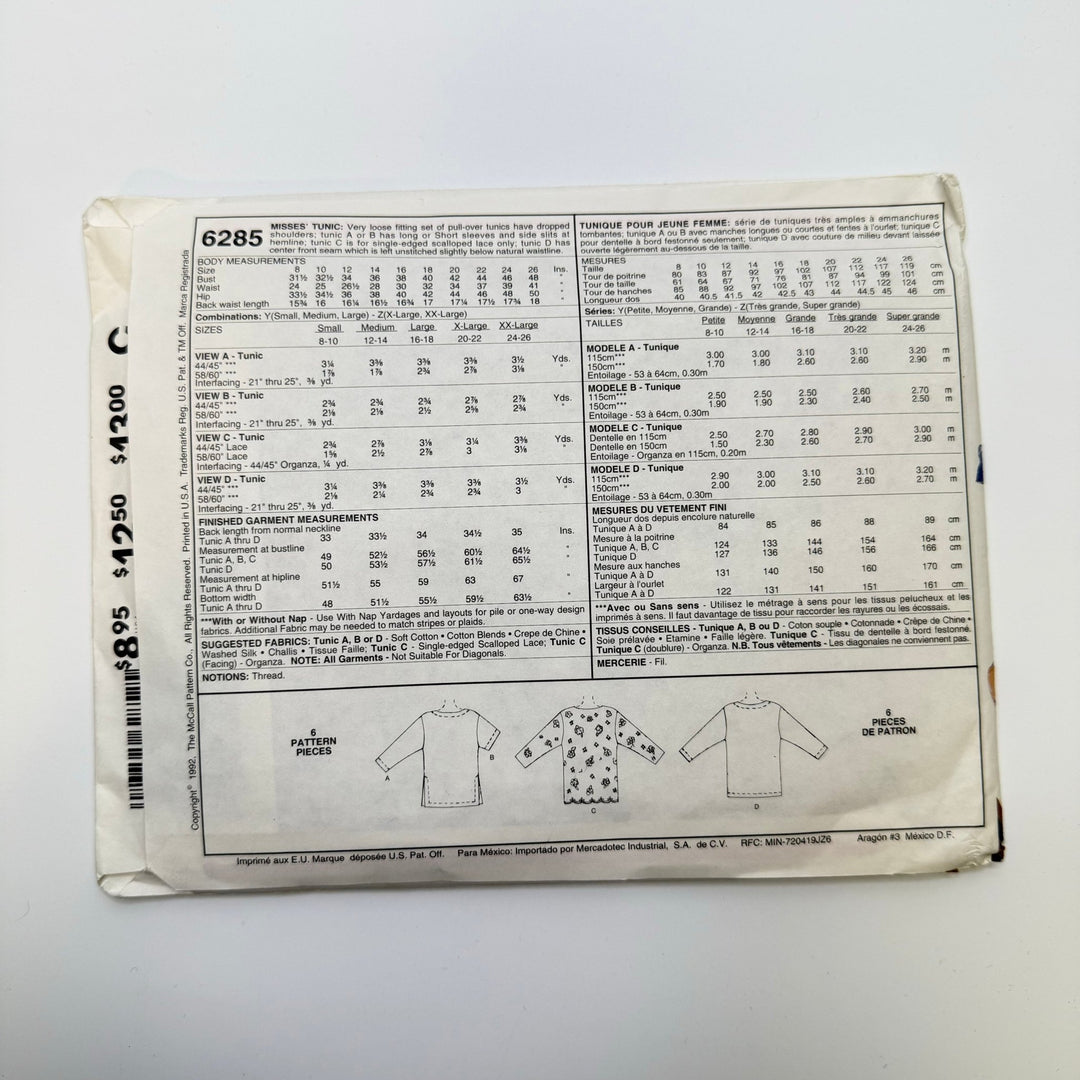 Sewing Pattern - Womenswear - McCall&