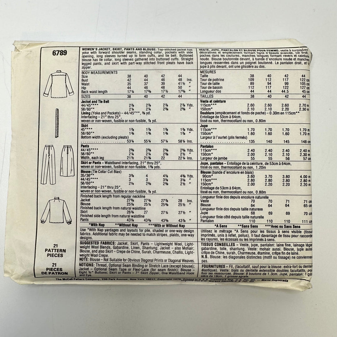 Sewing Pattern - Womenswear - McCall&