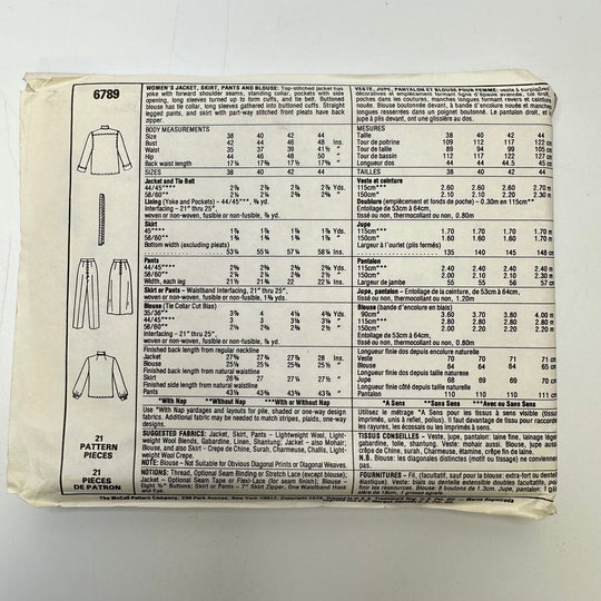 Sewing Pattern - Womenswear - McCall&