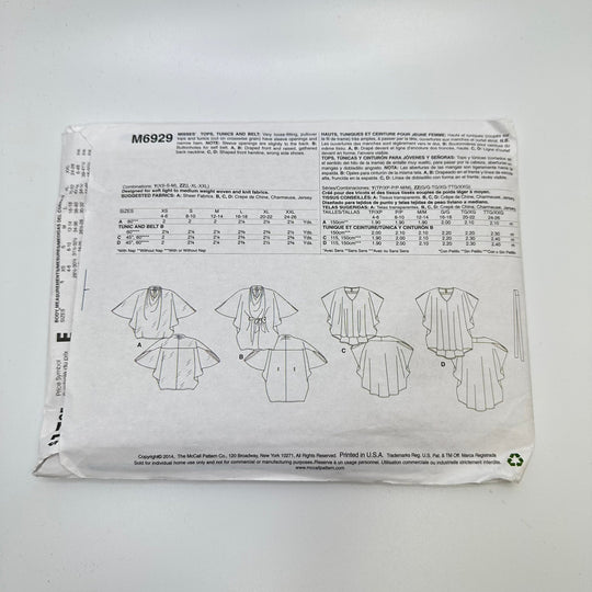 Sewing Pattern - Womenswear - McCall&