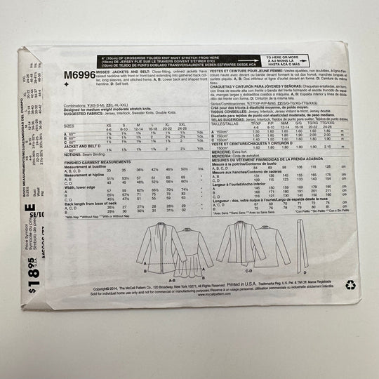 Sewing Pattern - Womenswear - McCall&