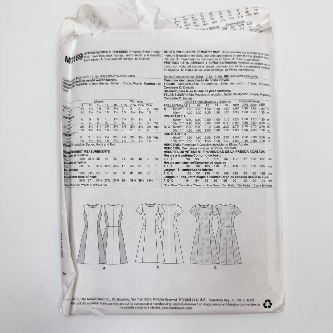 Sewing Pattern - Womenswear - McCall&