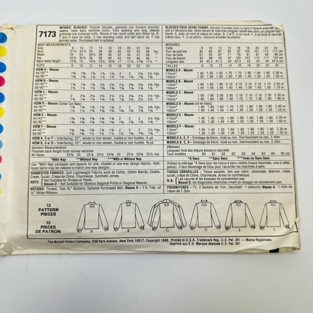 Sewing Pattern - Womenswear - McCall&