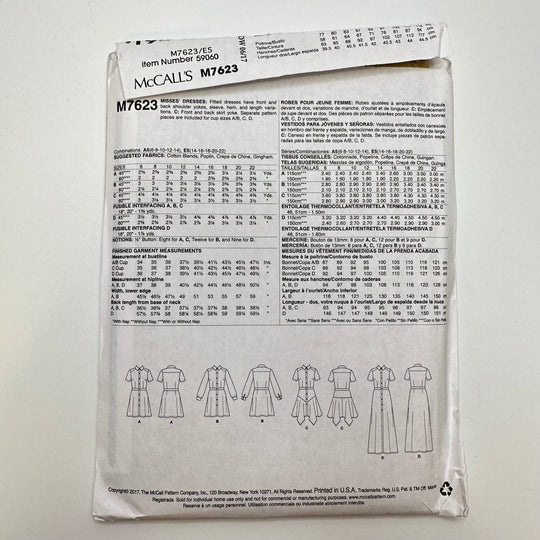 Sewing Pattern - Womenswear - McCall&