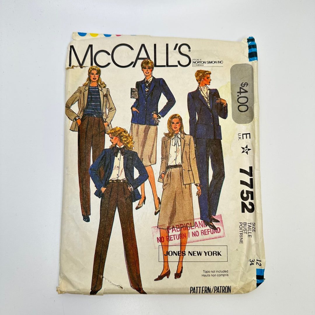 Sewing Pattern - Womenswear - McCall&