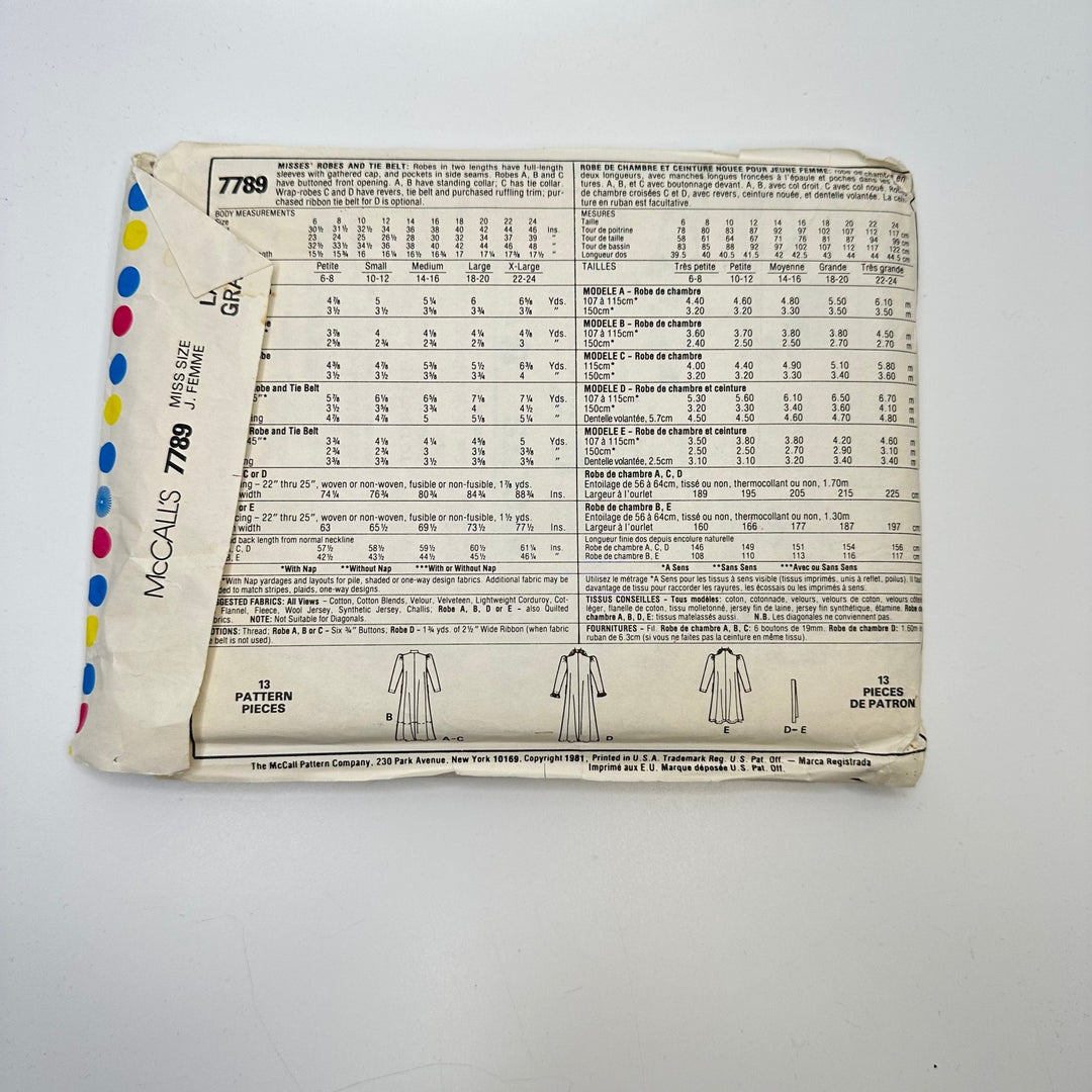 Sewing Pattern - Womenswear - McCall&