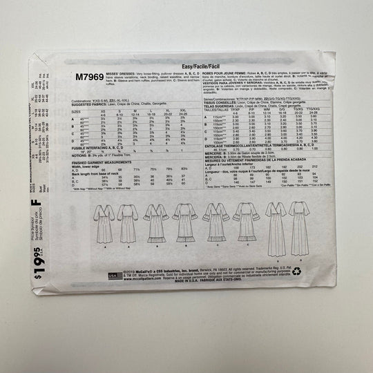Sewing Pattern - Womenswear - McCall&