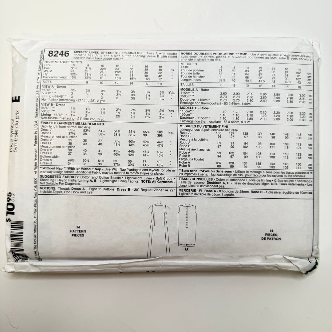 Sewing Pattern - Womenswear - McCall&