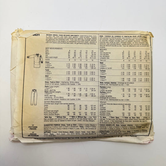 Sewing Pattern - Womenswear - McCall&