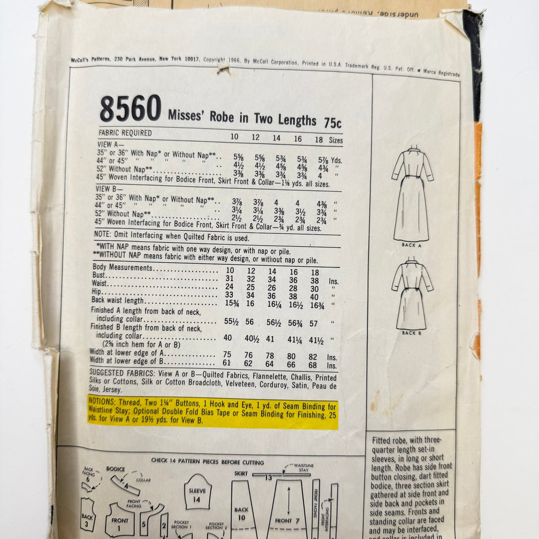 Sewing Pattern - Womenswear - McCall&