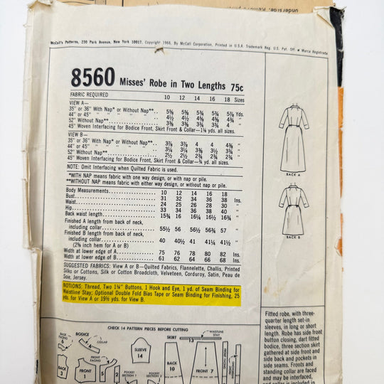 Sewing Pattern - Womenswear - McCall&