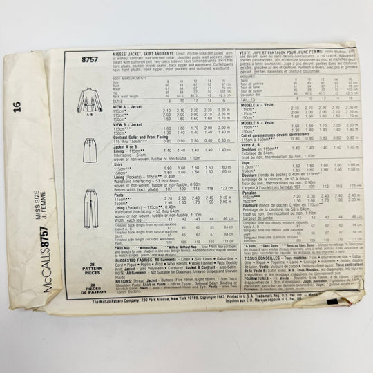 Sewing Pattern - Womenswear - McCall&