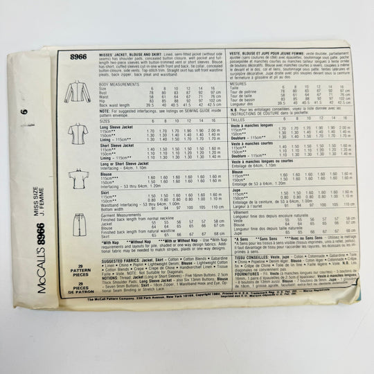 Sewing Pattern - Womenswear - McCall&