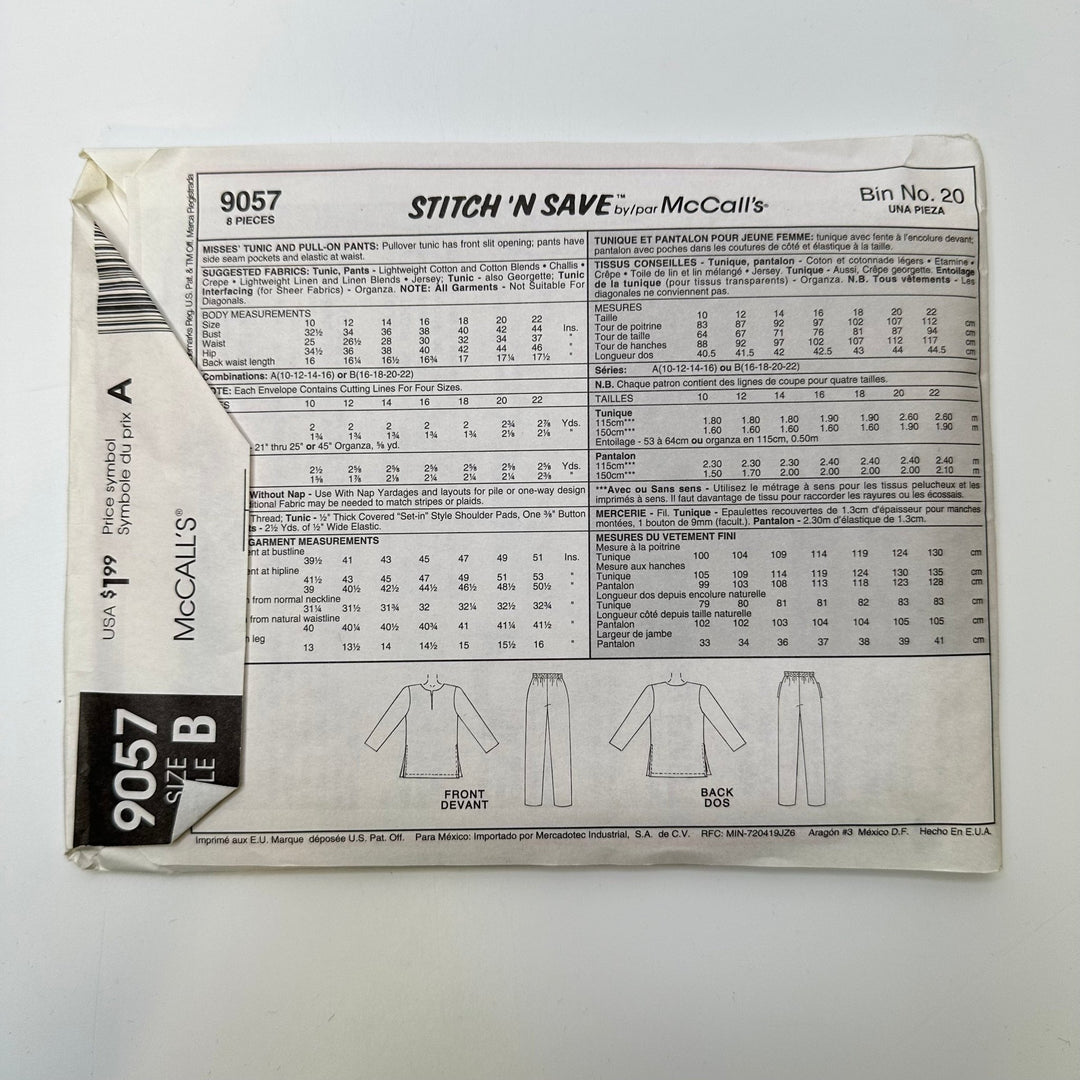 Sewing Pattern - Womenswear - McCall&