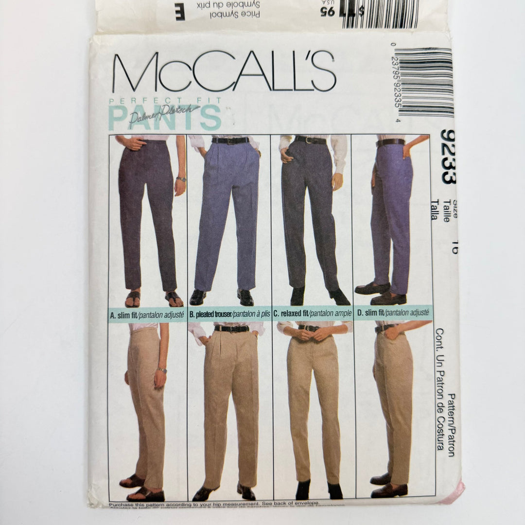 Sewing Pattern - Womenswear - McCall&