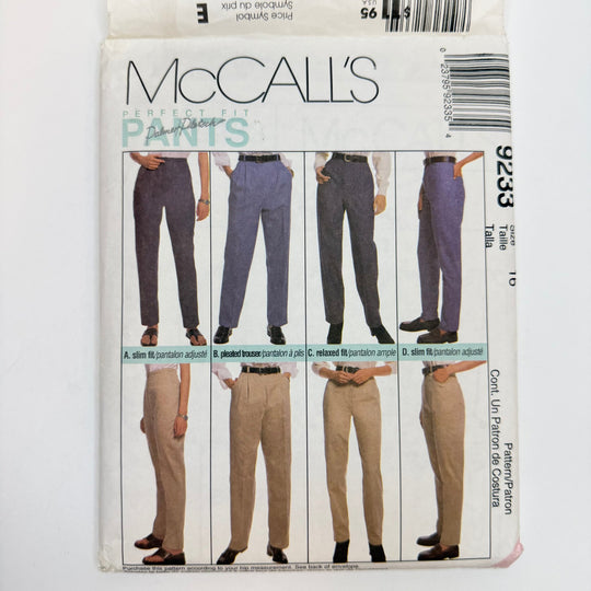 Sewing Pattern - Womenswear - McCall&