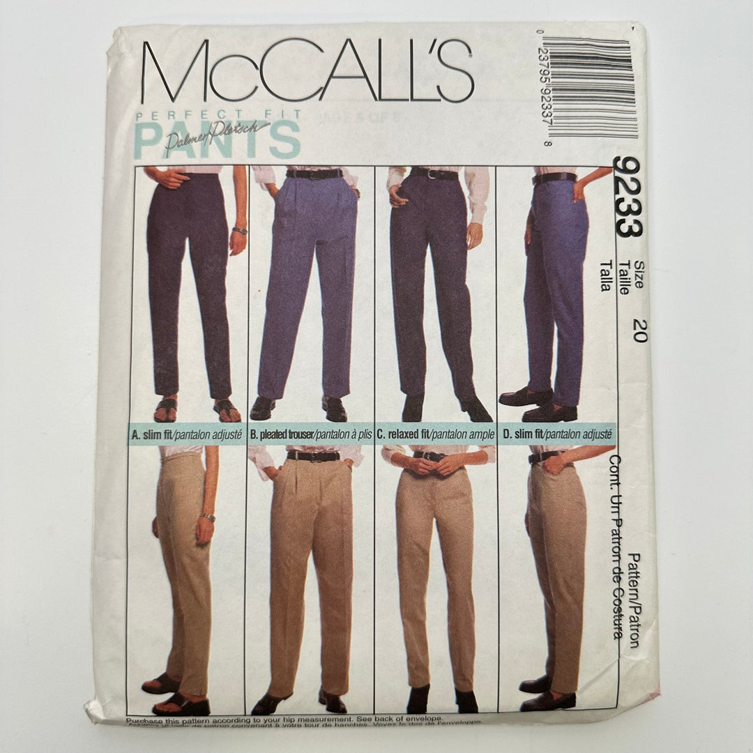 Sewing Pattern - Womenswear - McCall&