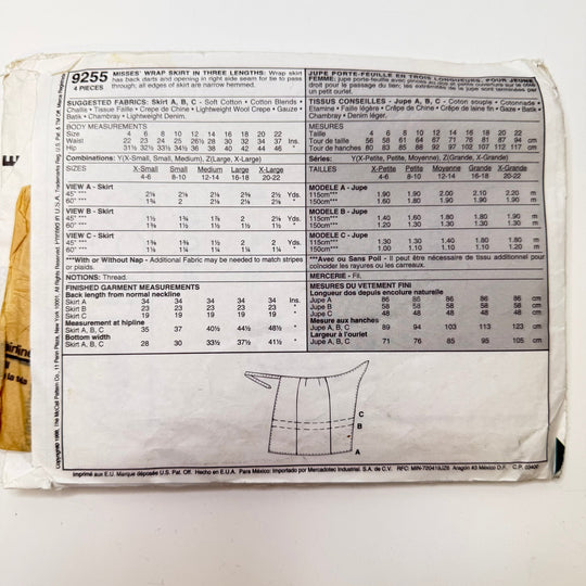 Sewing Pattern - Womenswear - McCall&