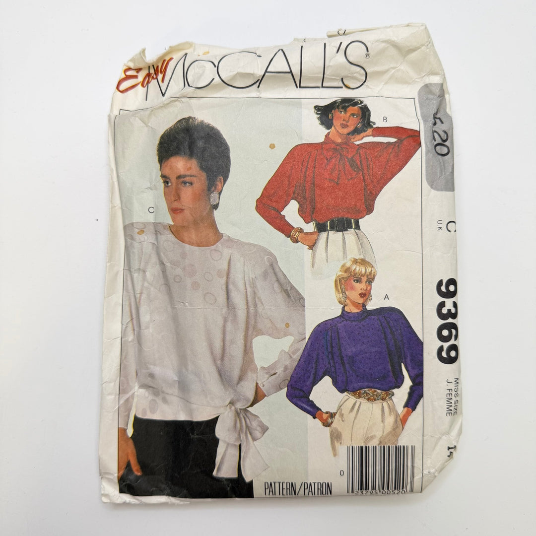Sewing Pattern - Womenswear - McCall's 9369 - True Deadstock supplies Fabric by private - Sustainable Textile | FABCYCLE