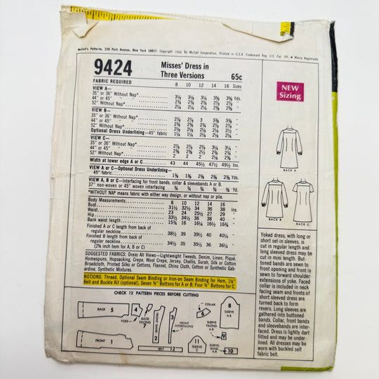 Sewing Pattern - Womenswear - McCall&