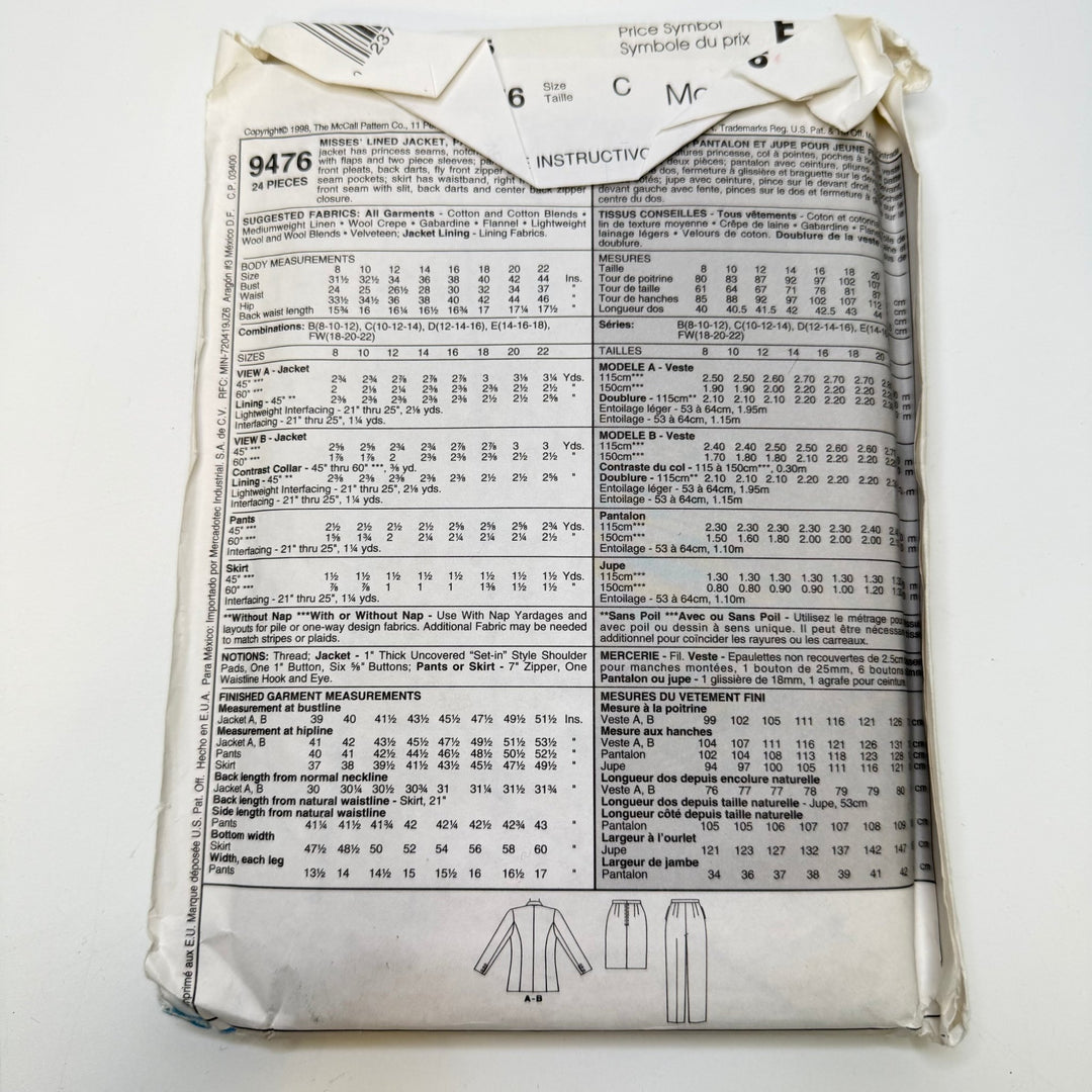 Sewing Pattern - Womenswear - McCall&