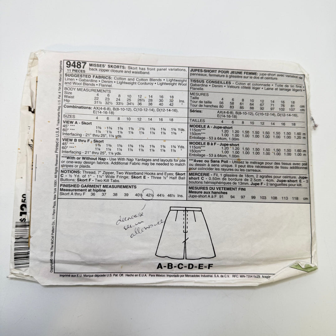 Sewing Pattern - Womenswear - McCall&