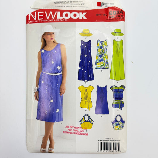 Sewing Pattern - Womenswear - New Look 6024 - True Deadstock supplies Fabric by private - Sustainable Textile | FABCYCLE