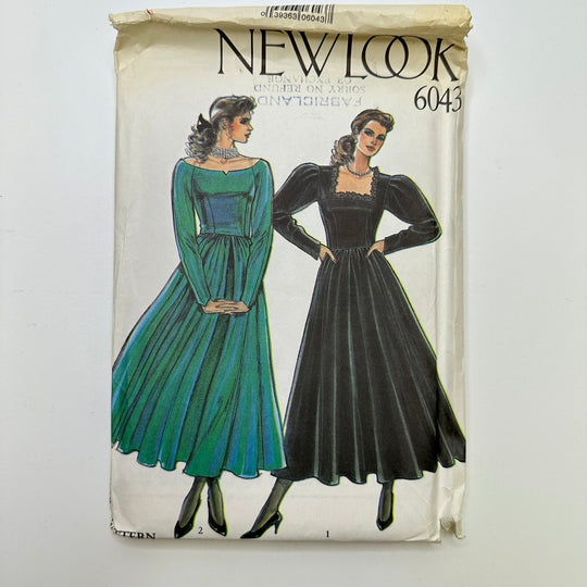 Sewing Pattern - Womenswear - New Look 6043 - True Deadstock supplies Fabric by private - Sustainable Textile | FABCYCLE