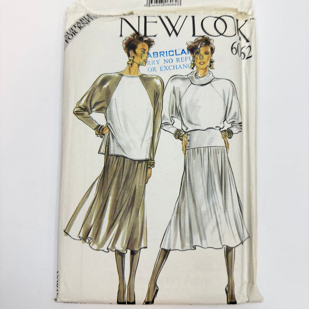 Sewing Pattern - Womenswear - New Look 6062 - True Deadstock supplies Fabric by private - Sustainable Textile | FABCYCLE