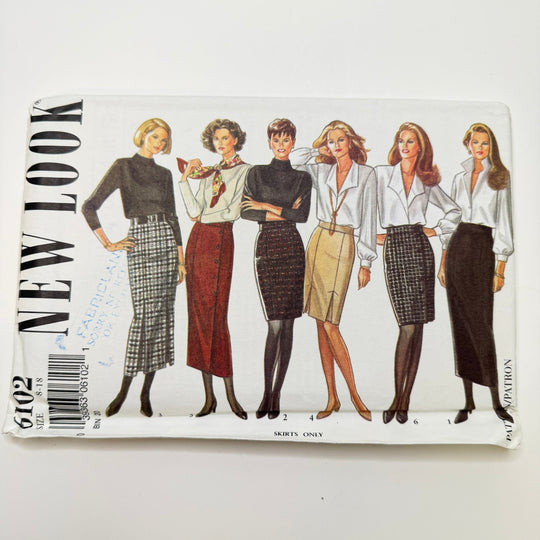 Sewing Pattern - Womenswear - New Look 6102 - True Deadstock supplies Fabric by private - Sustainable Textile | FABCYCLE