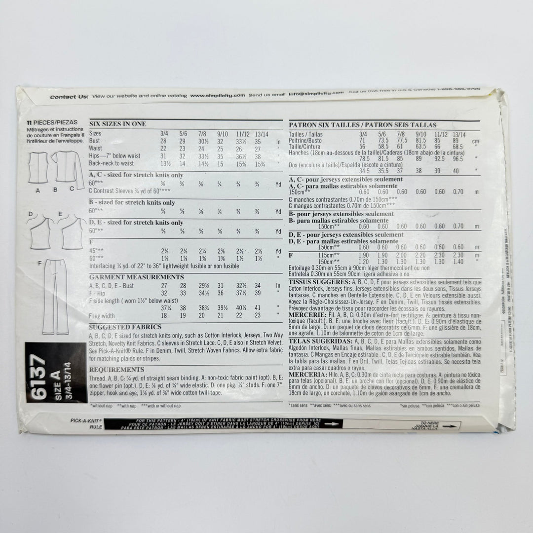Sewing Pattern - Womenswear - New Look 6137 - True Deadstock supplies Fabric by private - Sustainable Textile | FABCYCLE